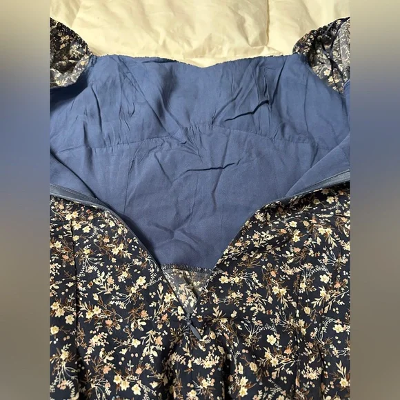 Lush Floral Long Sleeve Dress - NWT - Size M - Picture 7 of 14